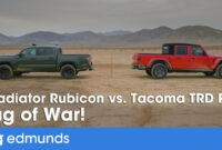 new model and performance 2022 jeep gladiator vs tacoma