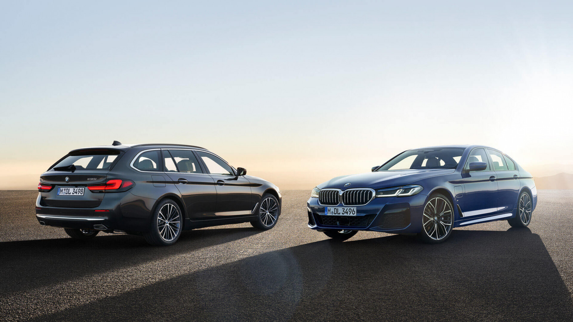 Wallpaper BMW New 5 Series 2022