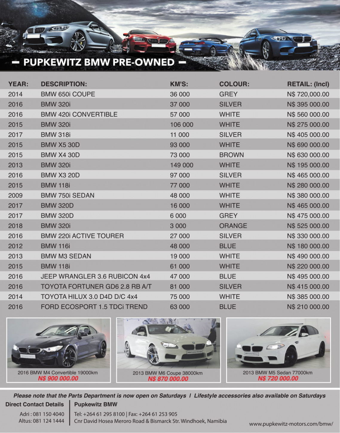 Prices BMW Bursary 2022