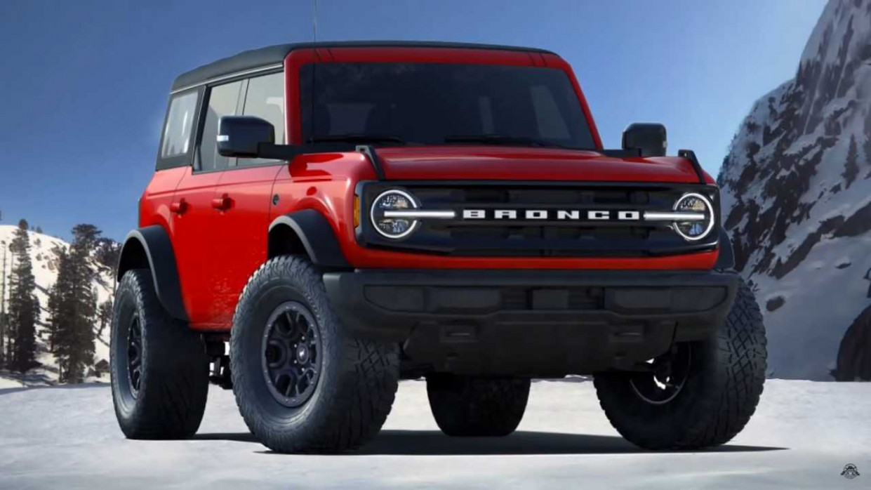 Speed Test Images Of 2022 Ford Bronco