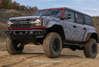 3 ford bronco raptor appears wearing little camouflage new dwayne johnson ford bronco 2023