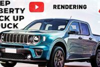 3 jeep liberty pickup truck rendering first look kdesign 2023 jeep liberty