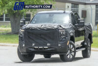 4 gmc sierra hd at4 with potential denali package spied 2023 gmc denali 3500hd