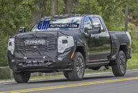 4 Gmc Sierra Hd At4 With Potential Denali Package Spied 2023 Gmc X Ray