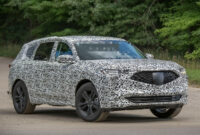 5 acura mdx spied testing wearing heavy camo honda car models 2023 acura mdx changes