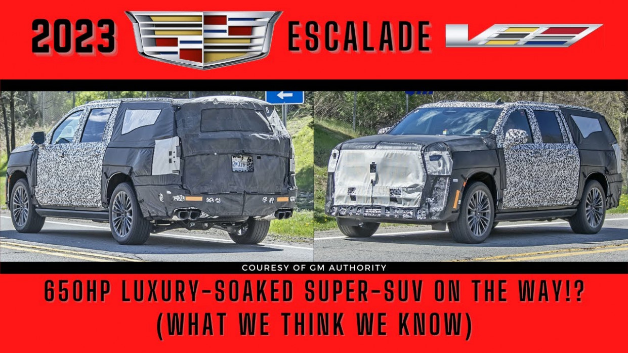 Specs and Review 2023 Cadillac Escalade Luxury Suv