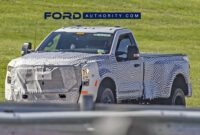 5 ford super duty prototype spotted testing for first time 2023 ford f 250
