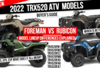 5 honda foreman vs rubicon 5 atv model lineup differences explained trx5 5×5 buyer’s guide honda atv 2023