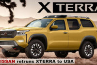 5 nissan xterra if suv based on the new frontier pro5x 5 for usa: renderings 2023 nissan xterra
