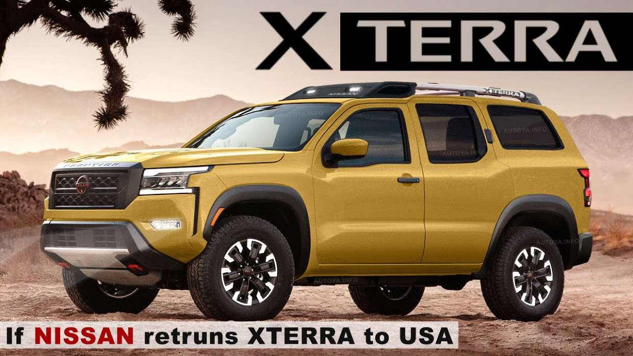 5 Nissan Xterra If Suv Based On The New Frontier Pro5x 5 For Usa: Renderings 2023 Nissan Xterra