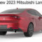 All New 4 Mitsubishi Lancer Sleek Sport Sedan Next Gen // Unofficial Renderings Mitsubishi New Models 2023