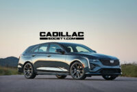 cadillac ct5 v wagon rendered with suv beating style cadillac ct4 2023