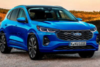 ford escape/kuga: facelift zeigt sich in inoffiziellem rendering 2023 ford escape
