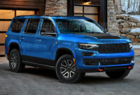 future cars: the 5 jeep wagoneer trailhawk is the down and 2023 the jeep grand wagoneer