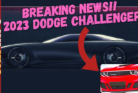 New Concept 2023 Dodge Challenger Srt