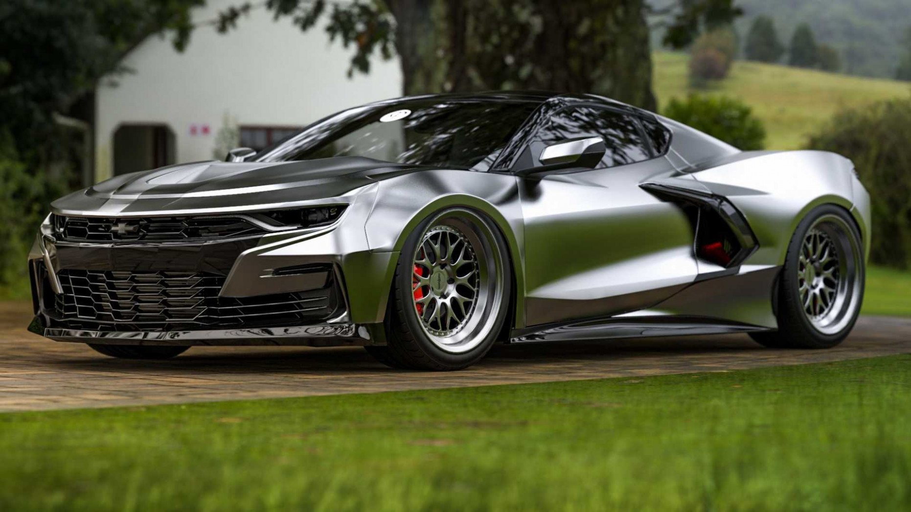 Mid Engined Chevy Camaro Rendering Is Just For Fun 2023 Chevrolet Camaro Z28