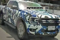 Neuer Ford Ranger (4) Zeigt Sich Mit Front Im Maverick Stil 2023 Ford Ranger Usa