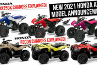 new 4 honda atv models released! lineup changes explained with 2023 honda atv lineup