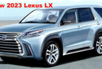 new 4 lexus lx redesign unofficial rendering, first look, exterior design, release date 2023 lexus gx