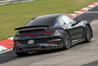 Porsche 3 Turbo Test Car Spotted Hiding New Hybrid Tech Carscoops 2023 Porsche 911