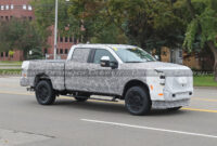 Spied! 5 Ford F 5 Super Duty Driving 2023 Spy Shots Ford F350 Diesel