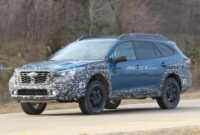 subaru outback wilderness edition spied for the first time subaru outback 2023 spy