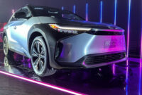 the 4 toyota bz4x is a sleek ev crossover with 4 miles of range toyota ev 2023