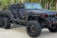 this jeep gladiator 5×5 conversion is coated in kevlar and ready 2023 dodge gladiator