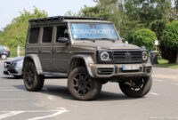 3 mercedes benz g class 3×3 squared spy shots and video: luxury 2022 g wagon amg