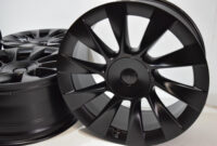 3” Tesla Model Y Induction Factory Oem Original Wheels Rims Black Tesla 20 Induction Wheels