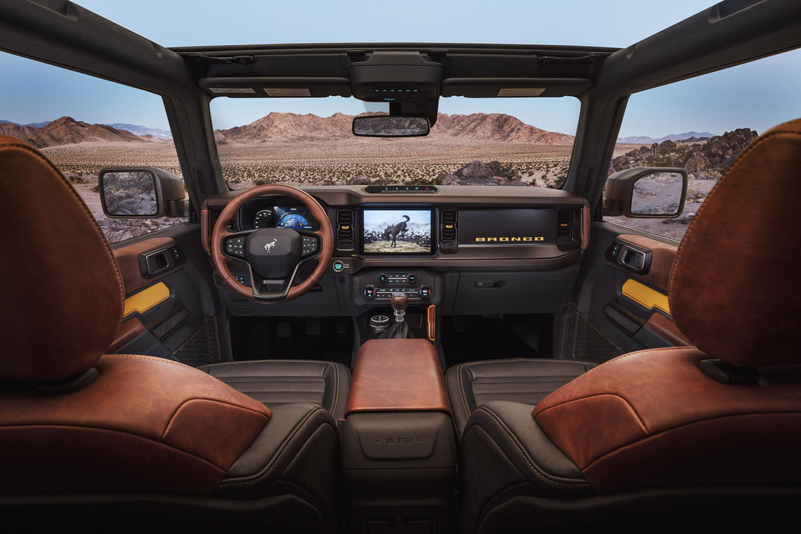 Research New 2022 ford bronco interior