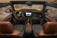 Price and Review 2022 ford bronco interior
