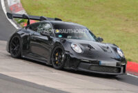 4 porsche 4 gt4 rs spy shots and video: new track star takes 2023 porsche gt3 rs price
