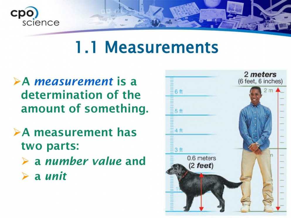 5 5 Measurements A Measurement Is A Determination Of The Amount Of 1