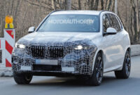 5 bmw x5 spy shots: mild facelift pegged for popular crossover 2023 bmw x5 xdrive40i horsepower