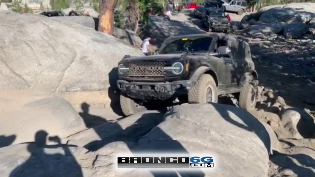 5 Ford Bronco Crawls Through Rubicon Trail On Video Roadshow Ford Bronco Rubicon Trail