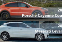 5 porsche cayenne coupe vs 5 maserati levante (technical comparison) maserati levante vs porsche cayenne