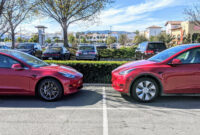 another tesla model y size comparison shows higher ride height tesla model y height