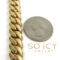 Buy 4k Yellow Gold Solid Thick Miami Bracelet 4 4 Inches 4 4mm 8