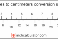 cm to inches conversion (centimeters to inches) inch calculator 12