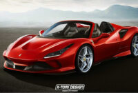 ferrari f4 spider fan render could pass for the real thing 2023 ferrari f8 spider for sale