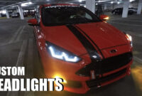 ford focus led halo headlights caautoparts focus st led headlights