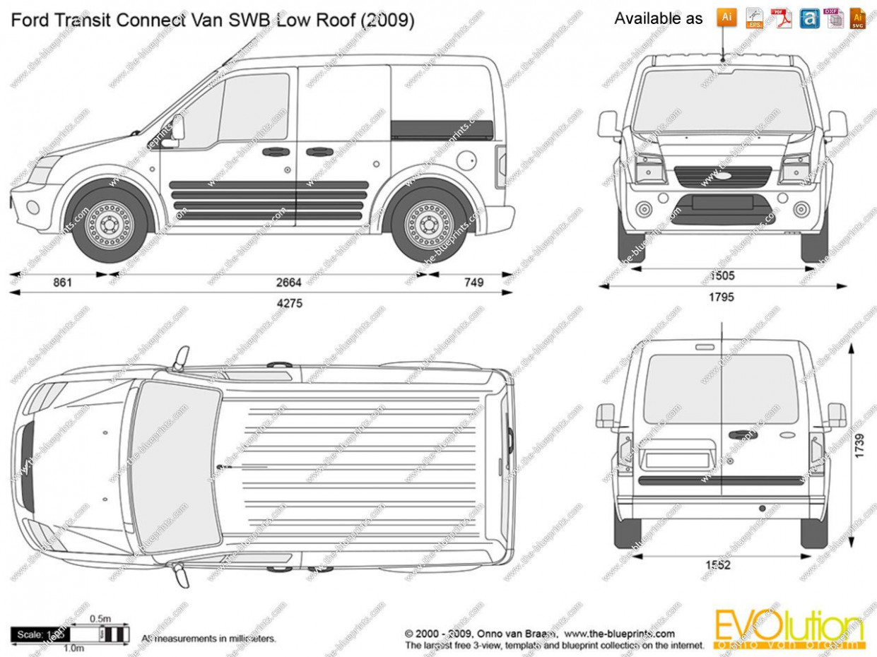 Ford Transit Connect Dimensioni Interne #3 Ford Transit, Ford Ford Transit Connect Dimensions