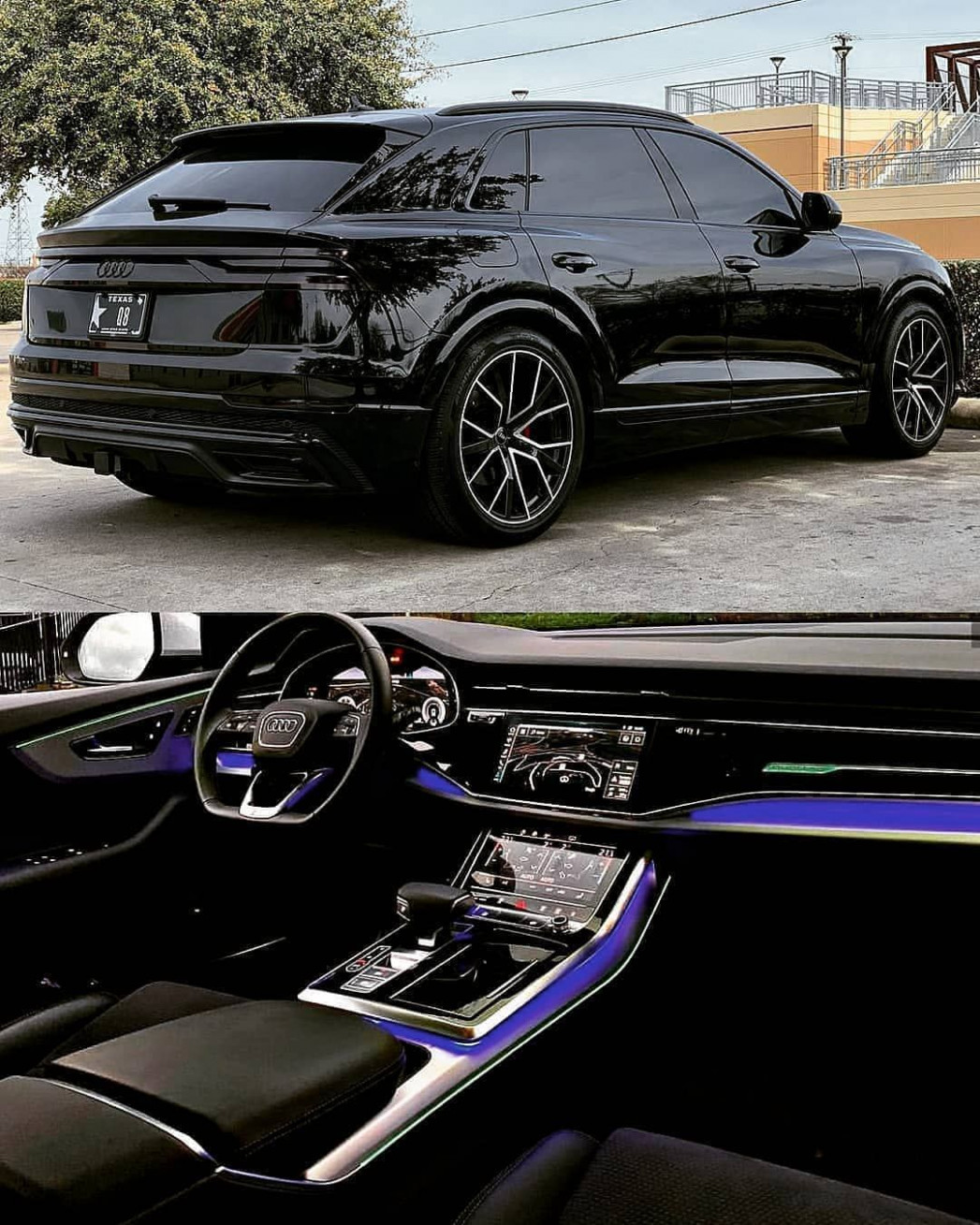 Redesign and Review audi q8 blacked out