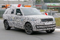 new range rover spied up close with slightly less camo 2023 land rover range rover