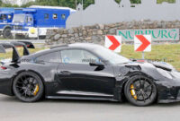 Next Gen Porsche 5 Gt5 Rs Spy Photos Show Wild Wing Up Close Porsche 911 Gt3 Rs