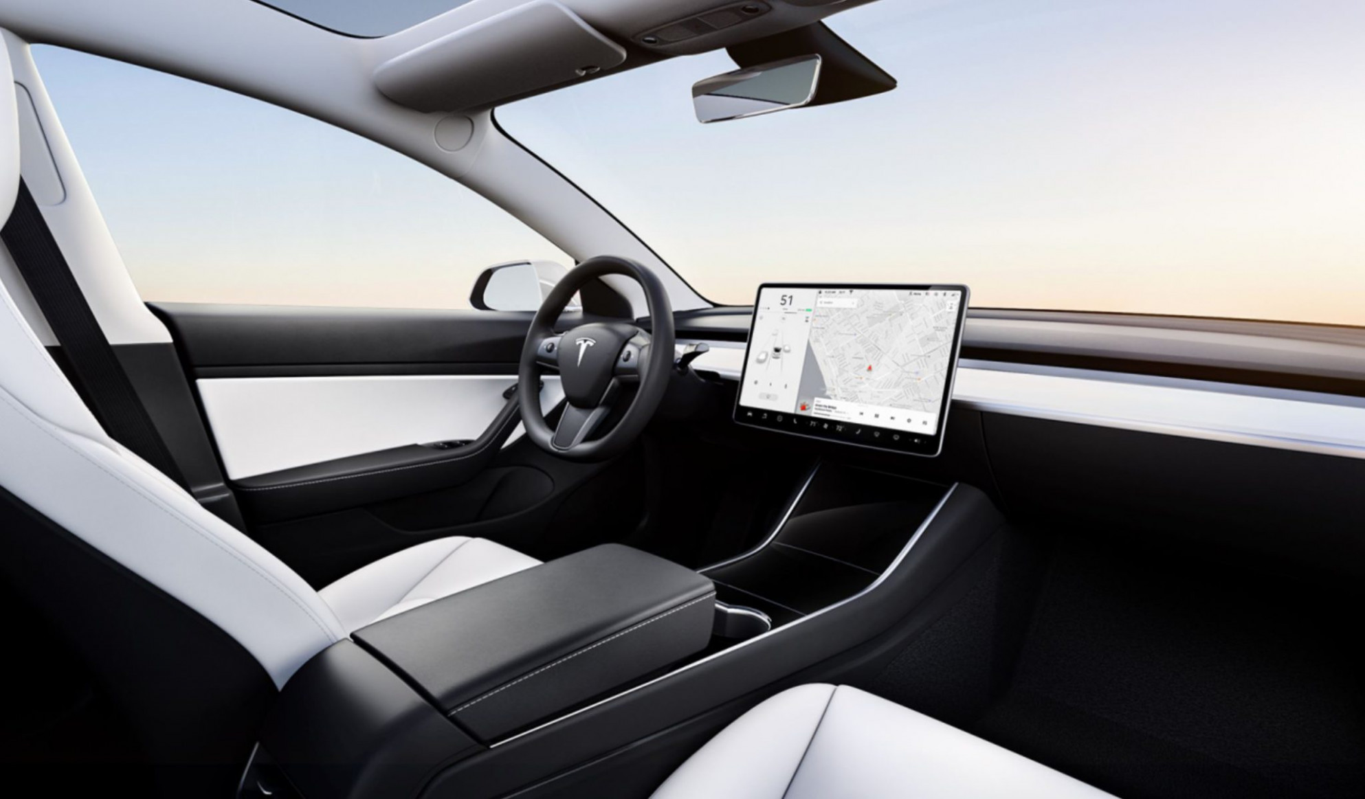 Review and Release date model y white interior