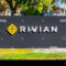 Rivian Sign Logo At Headquarters In Silicon Valley