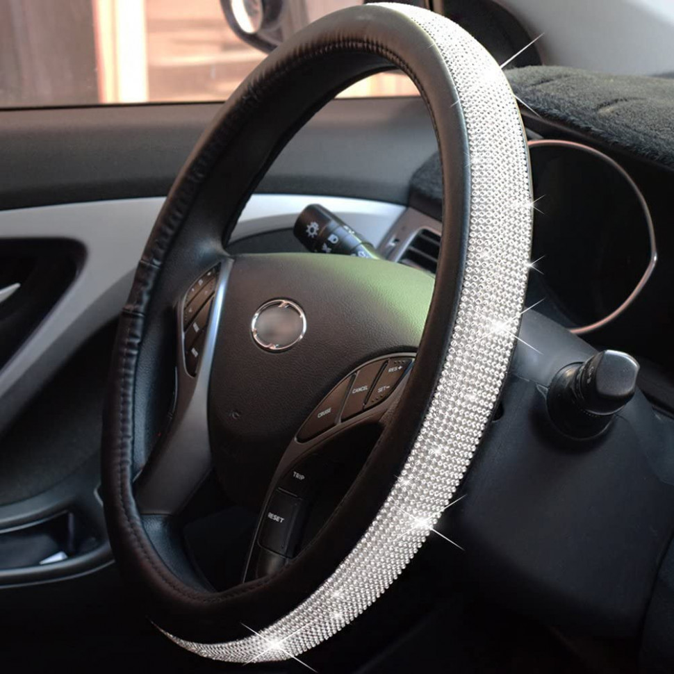 Review crystals on steering wheel