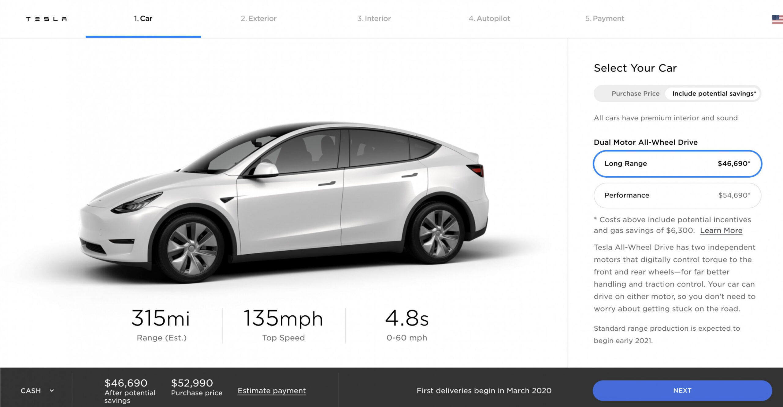 Tesla Increases Model Y Range To 3 Miles, Production Begins Now Tesla Model Y Kwh